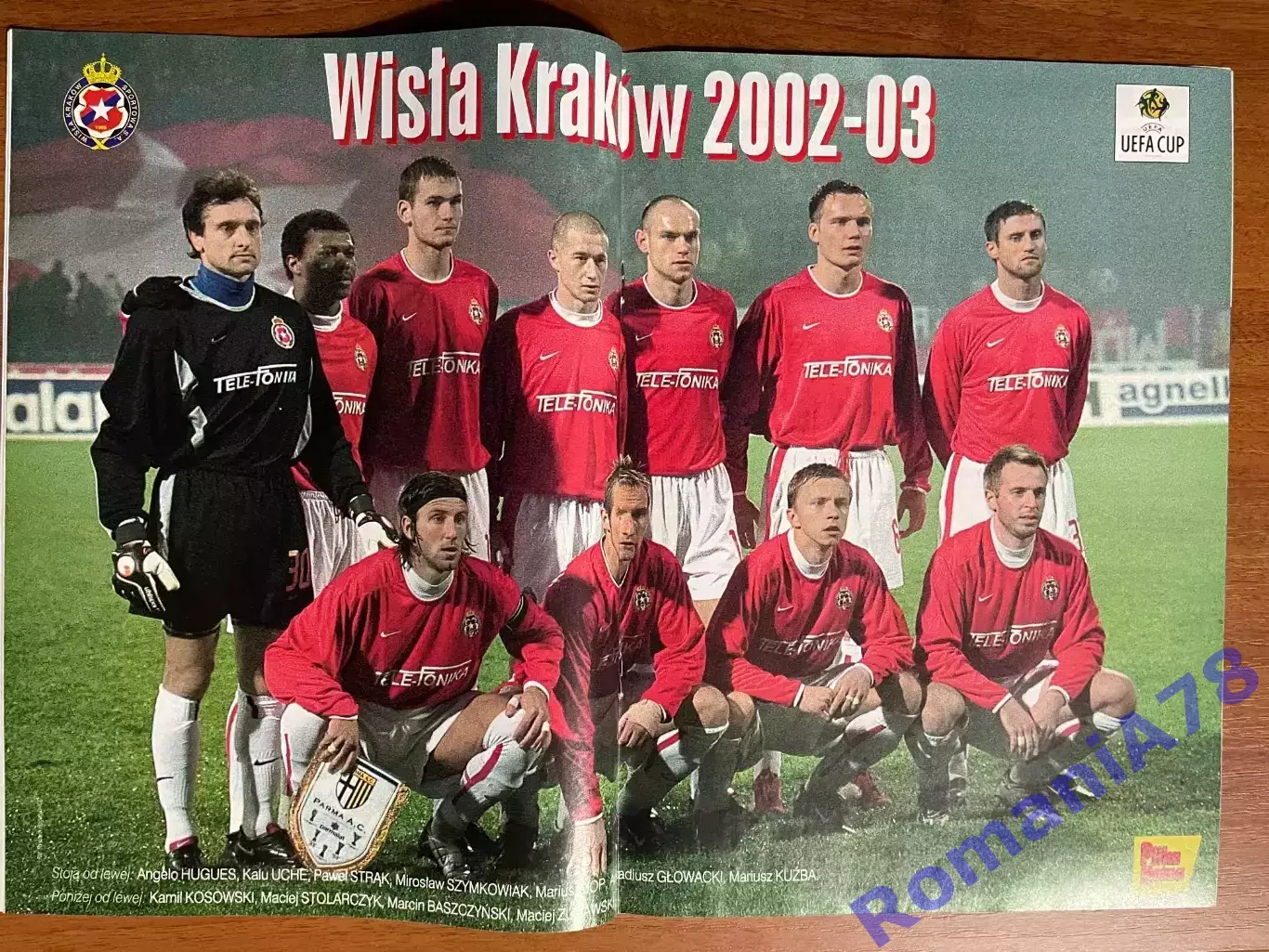 Журнал.Футбол Pilka Nozna N48/ 2002.Постер Вісла 1