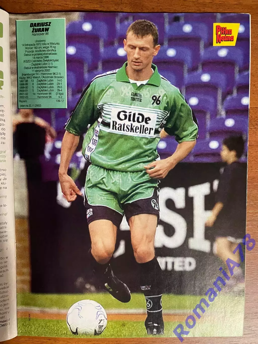 Журнал.Футбол Pilka Nozna N48/ 2002.Постер Вісла 2