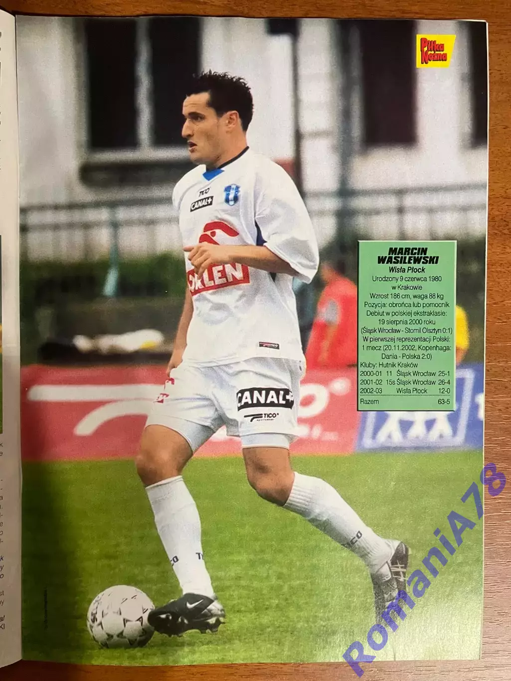 Журнал.Футбол Pilka Nozna N49/ 2002.Постер Уельс 2