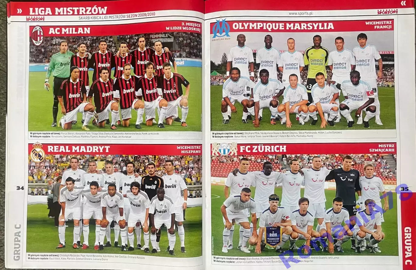 Журнал. Футбол .Skarb Kibica.Спецвипуск.Ліга Чемпіонів 2009/2010 3