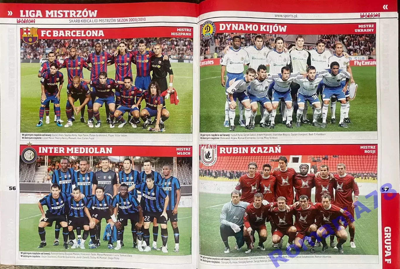 Журнал. Футбол .Skarb Kibica.Спецвипуск.Ліга Чемпіонів 2009/2010 6