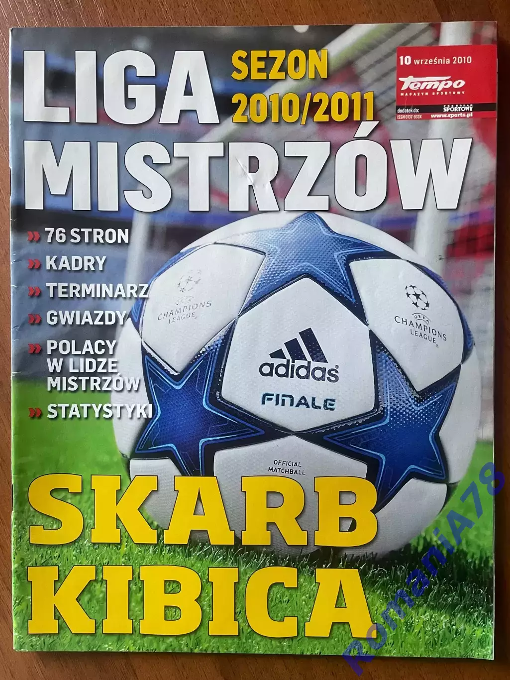 Журнал. Футбол .Skarb Kibica.Спецвипуск.Ліга Чемпіонів 2010/2011