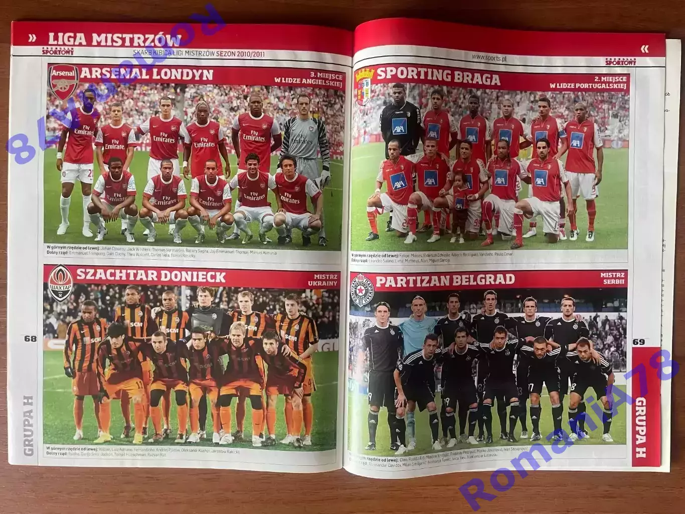 Журнал. Футбол .Skarb Kibica.Спецвипуск.Ліга Чемпіонів 2010/2011 5