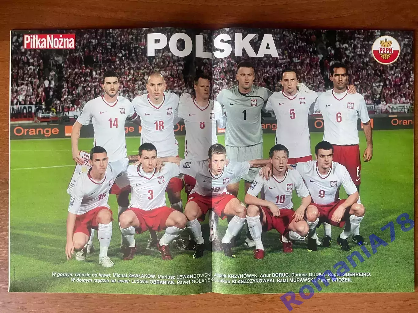 Журнал. Pilka Nozna. N36/2009.Постер Польща 1