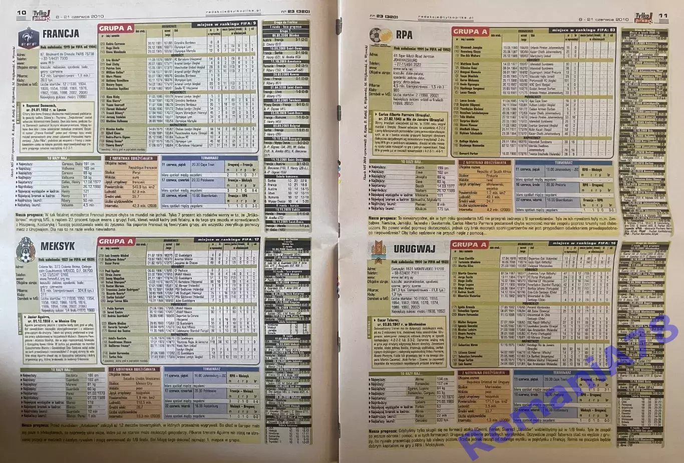 Футбол.Газета.Tylko Pilka.N23/2010.Чемпіонат Світу 1