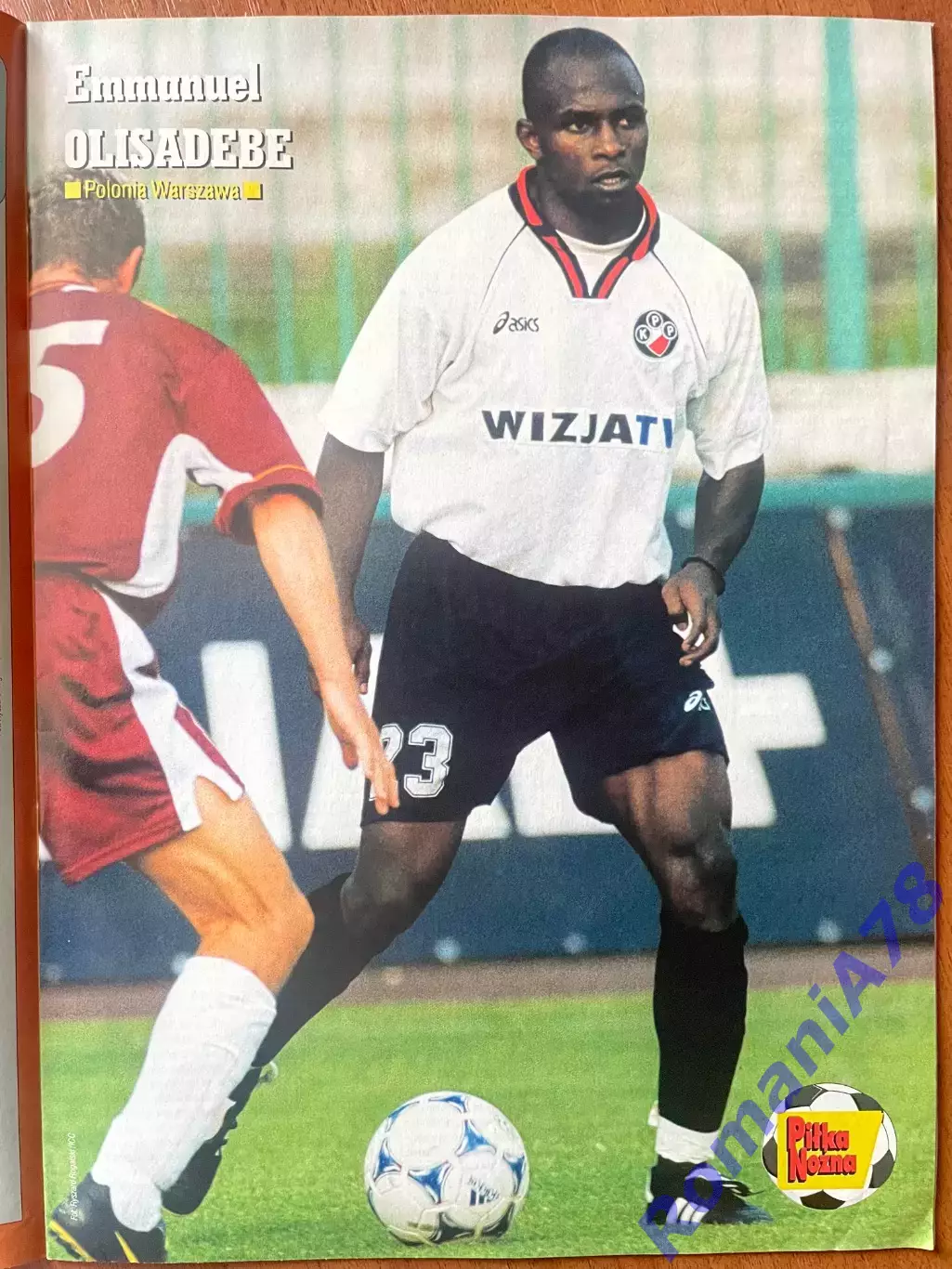 Журнал. Футбол Pilka Nozna N3/ 2000.Постер Іспанія,Польща. 4