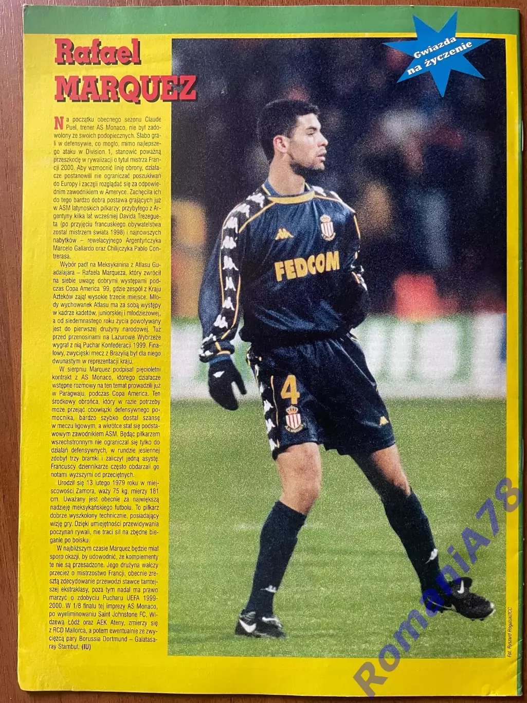 Журнал. Футбол Pilka Nozna N3/ 2000.Постер Іспанія,Польща. 3