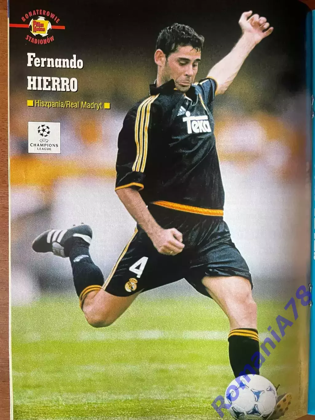 Журнал. Футбол Pilka Nozna N6/ 2000.Постер Сельта,Йерро,Таккінарді. 2