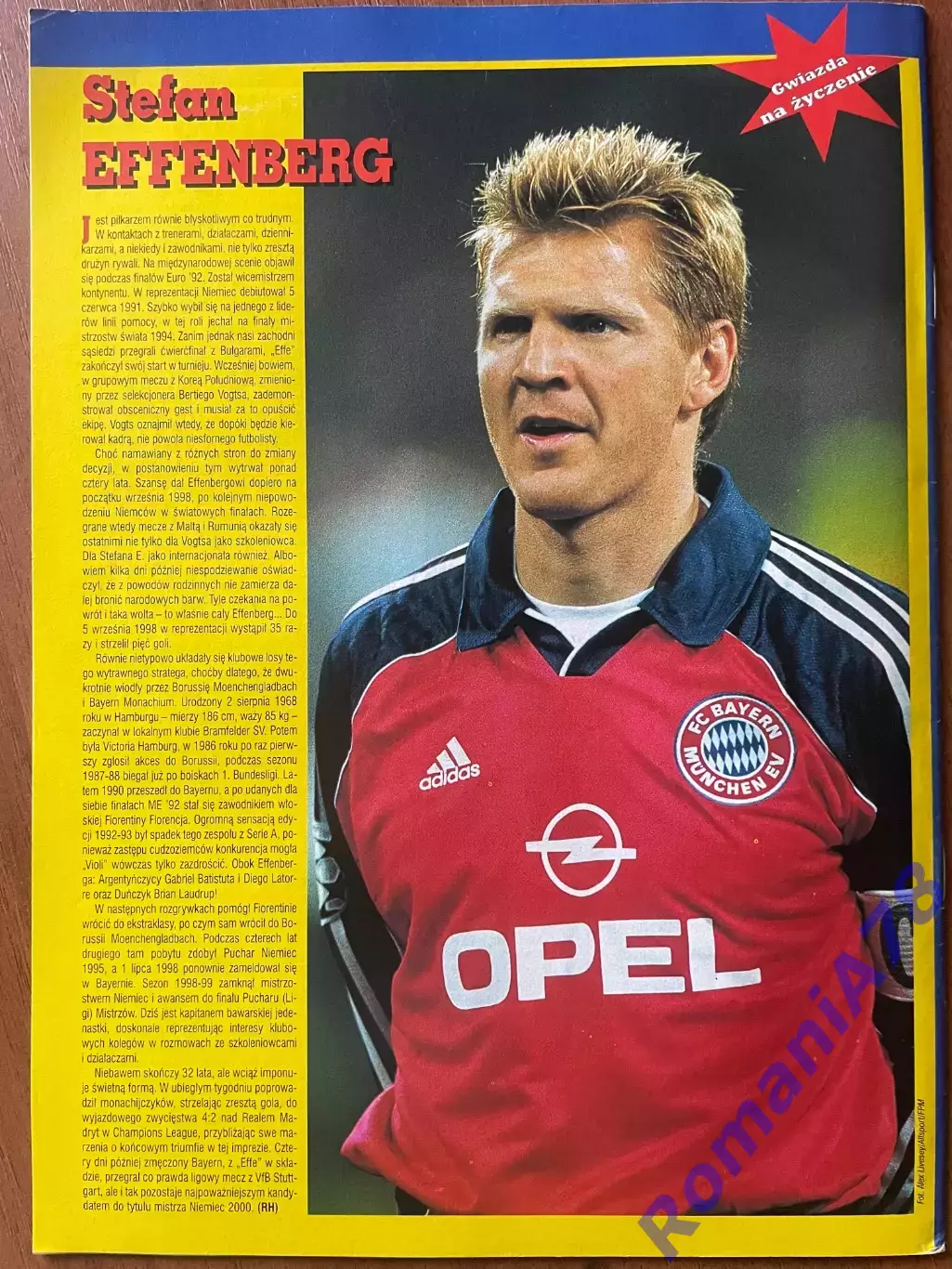 Журнал. Футбол Pilka Nozna N10/ 2000.Постер Франція,Васку Да Гама. 3