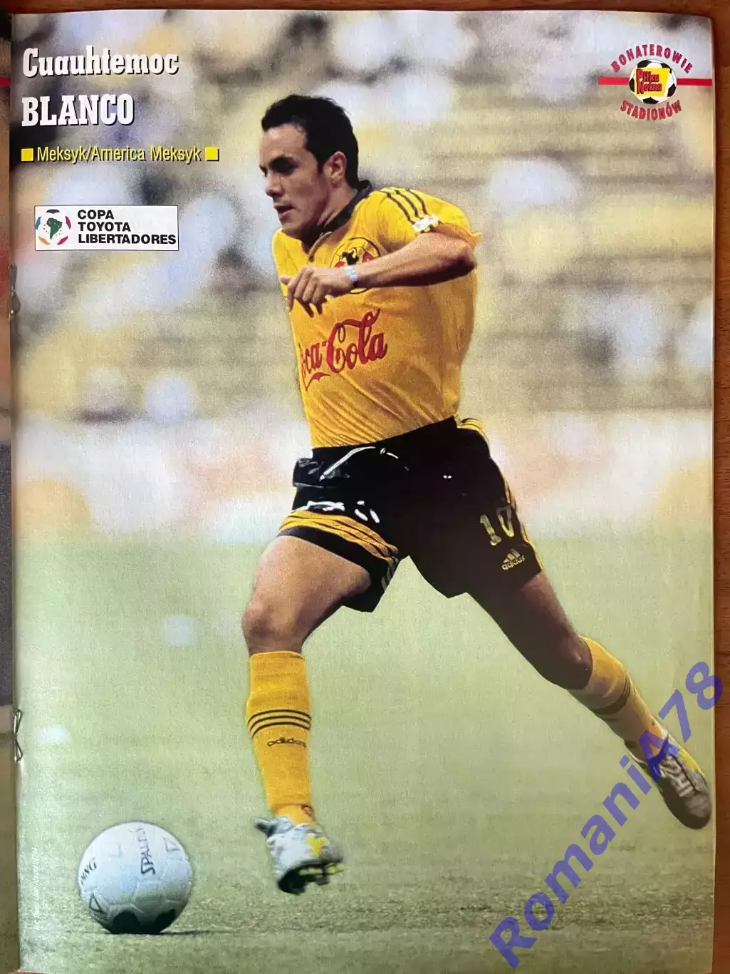 Журнал. Футбол Pilka Nozna N13/ 2000.Постер Бланко,Бак 1