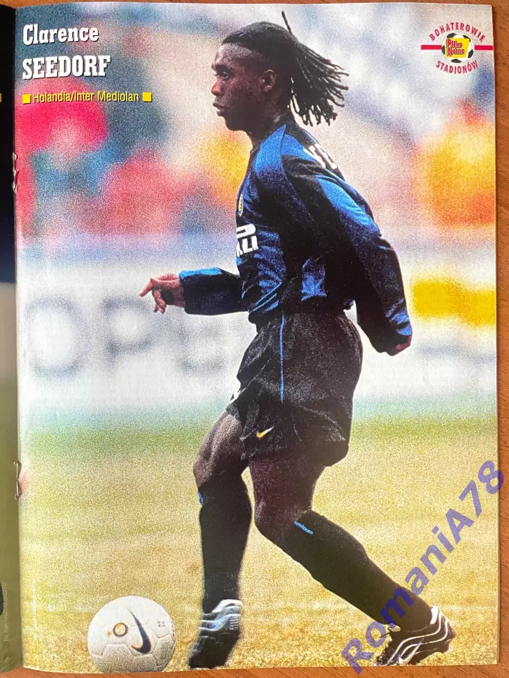 Журнал. Футбол Pilka Nozna N17/ 2000.Постер Валенсія,Зеєдорф. 2