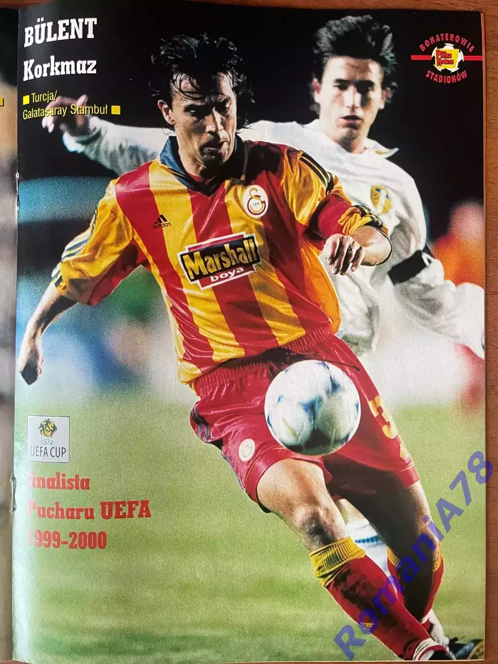 Журнал. Футбол Pilka Nozna N18/ 2000.Постер Парлор,Бюлент. 2