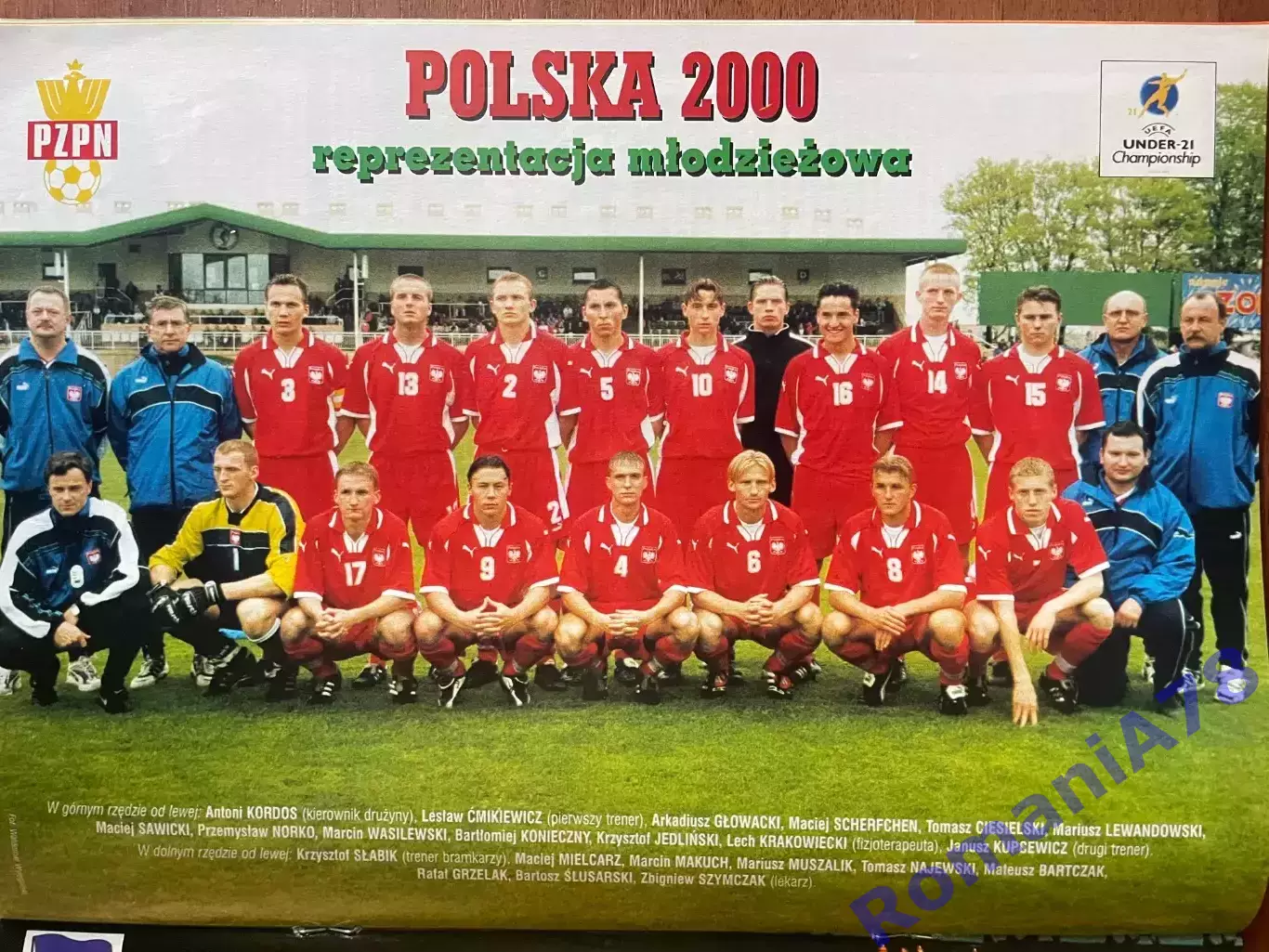 Журнал. Футбол Pilka Nozna N19/ 2000.Постер Герта,Польща. 2