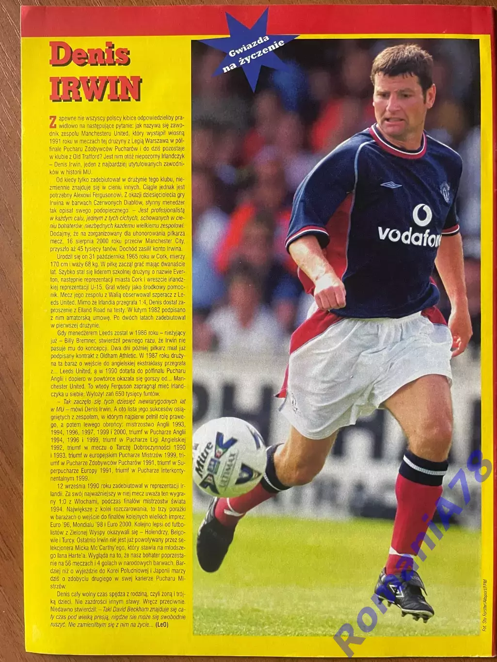 Журнал. Футбол Pilka Nozna N48/ 2000.Постер Ліверпуль,Ісландія. 3