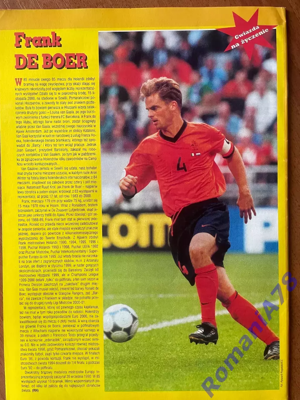 Журнал. Футбол Pilka Nozna N47/ 2000.Постер Герта,Арсенал . 3