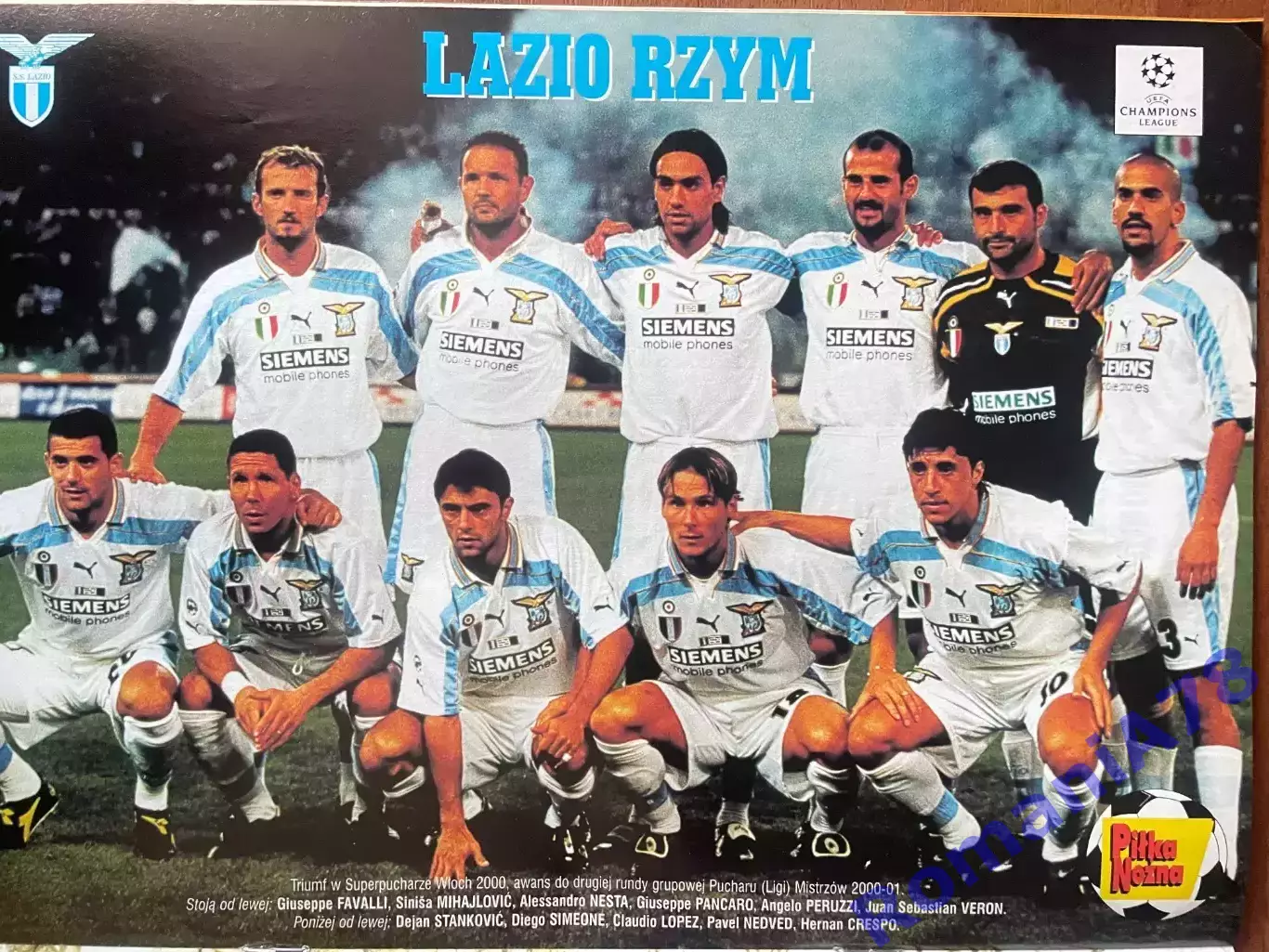 Журнал. Футбол Pilka Nozna N45/ 2000.Порто,Лаціо,Легія. 2