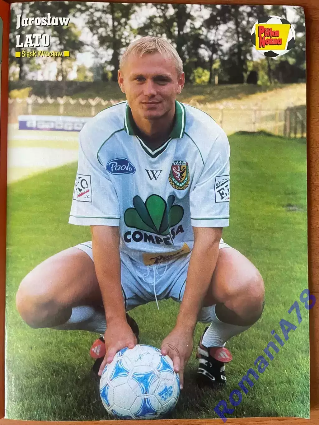 Журнал. Футбол Pilka Nozna N44/ 2000.Постер Андерлехт,Баджо,Дейна. 4