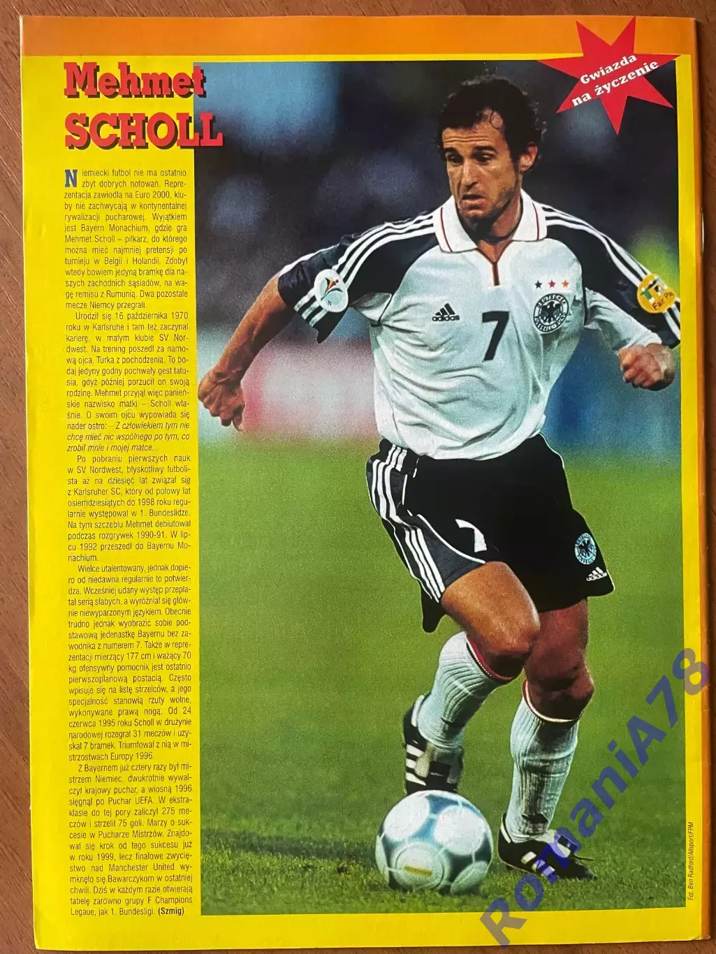 Журнал. Футбол Pilka Nozna N39/ 2000.Постер Реал,Фрей 3