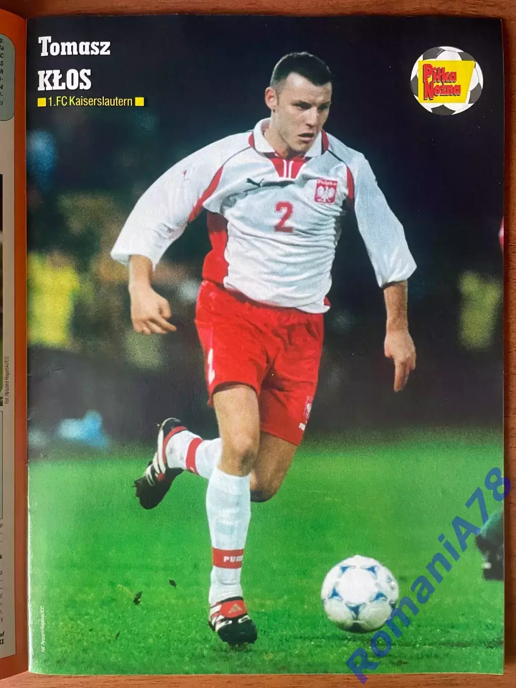 Журнал. Футбол Pilka Nozna N38/ 2000.Постер Інтер,Дзамбротта 3