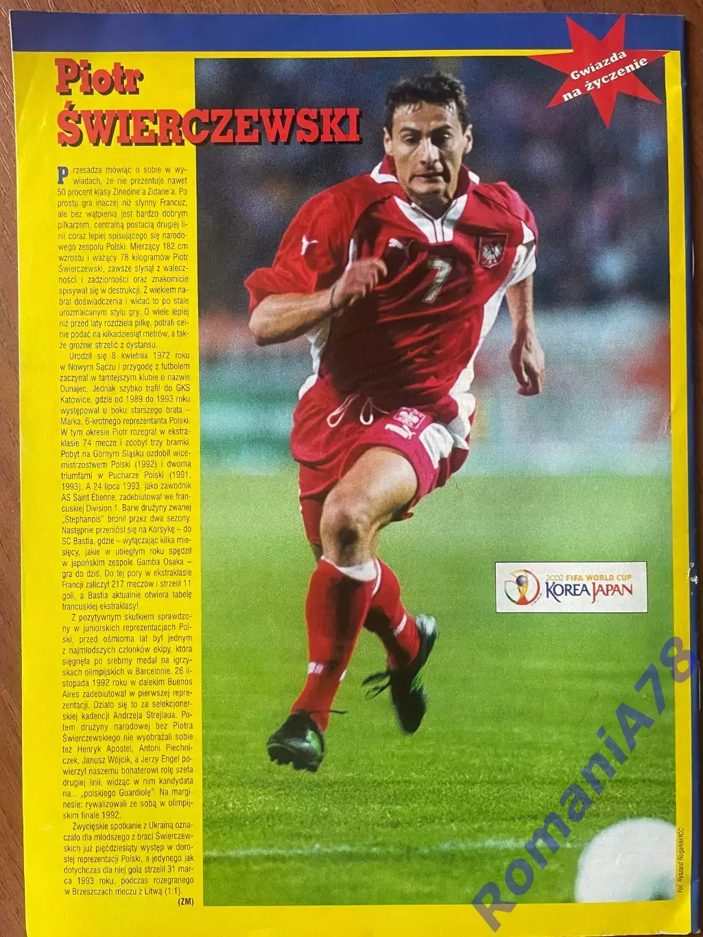 Журнал. Футбол Pilka Nozna N37/ 2000.Постер Кін,Акунья,Козьмінскі. 4