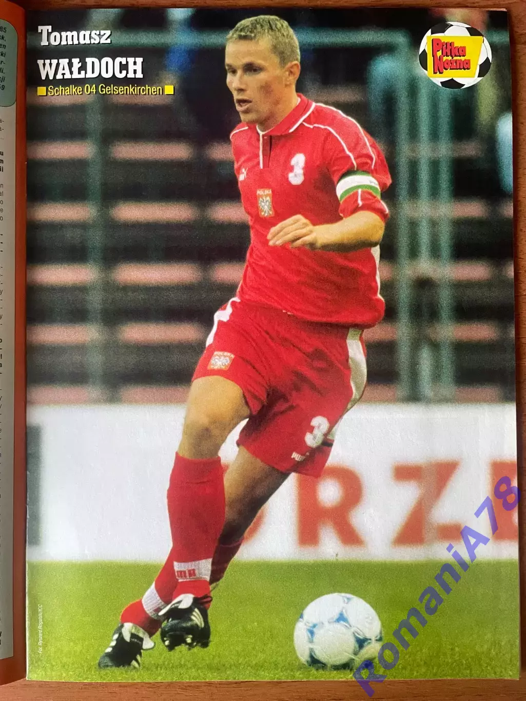 Журнал. Футбол Pilka Nozna N35/ 2000.Постер Ребров,Лужний 4