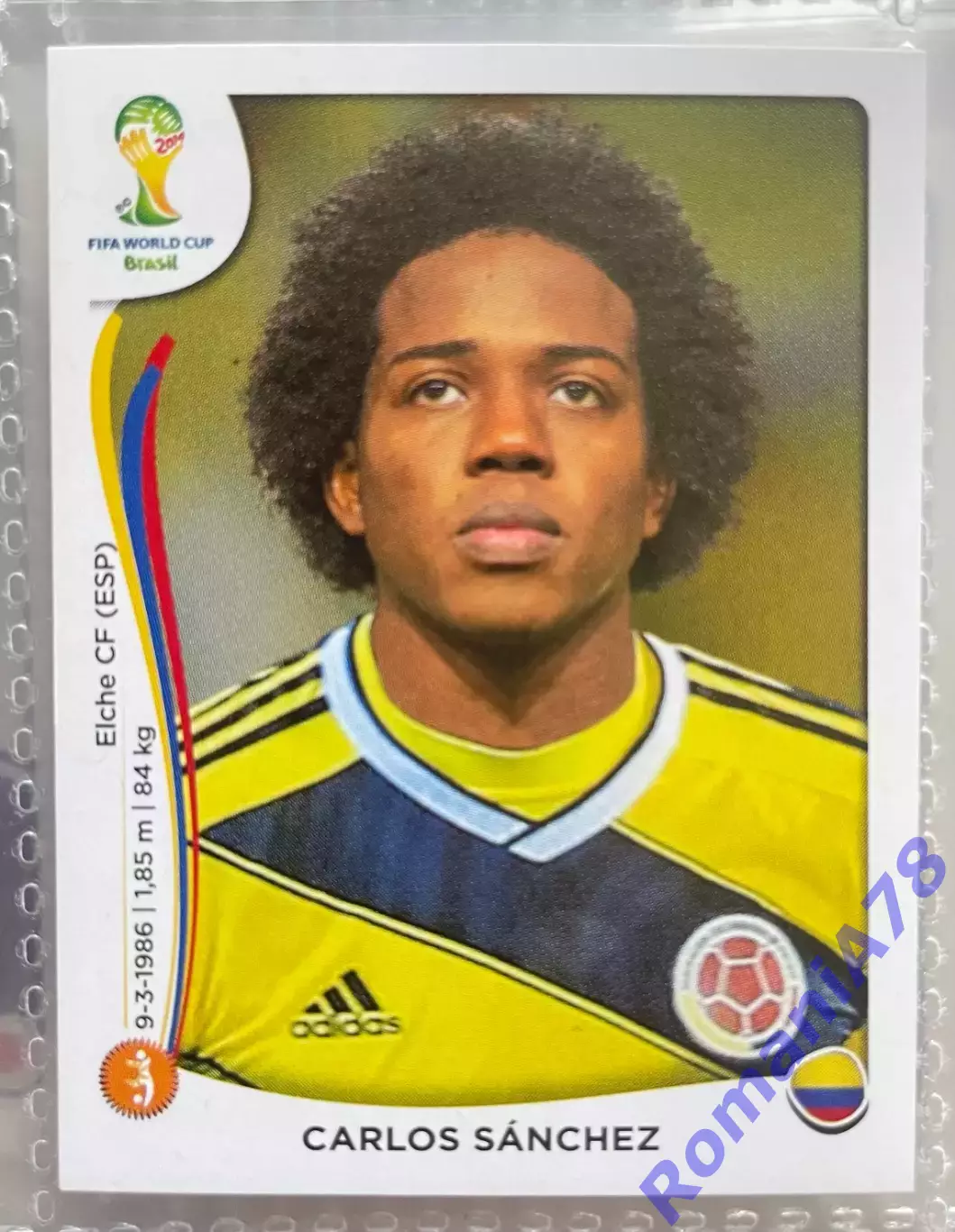 Наклейка 193 Panini FIFA World Cup Brazil 2014