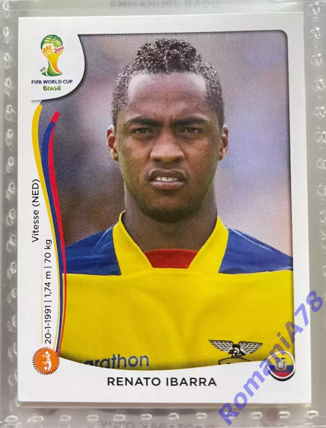 Наклейка 370 Panini FIFA World Cup Brazil 2014