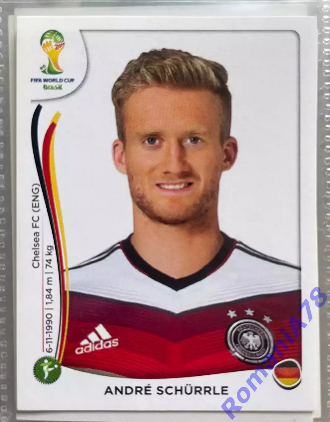 Наклейка 503 Panini FIFA World Cup Brazil 2014