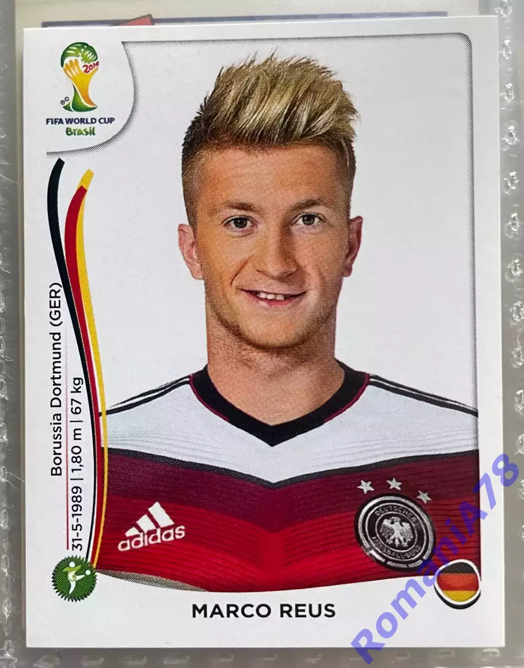 Наклейка 502 Panini FIFA World Cup Brazil 2014