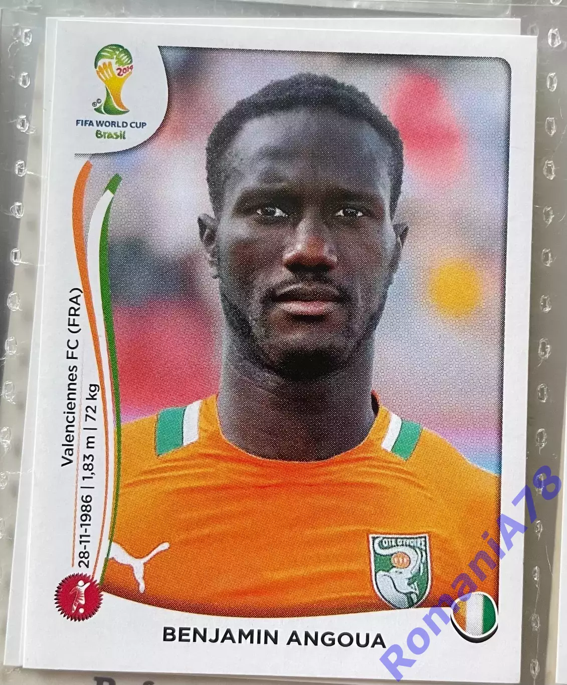 Наклейка 229 Panini FIFA World Cup Brazil 2014