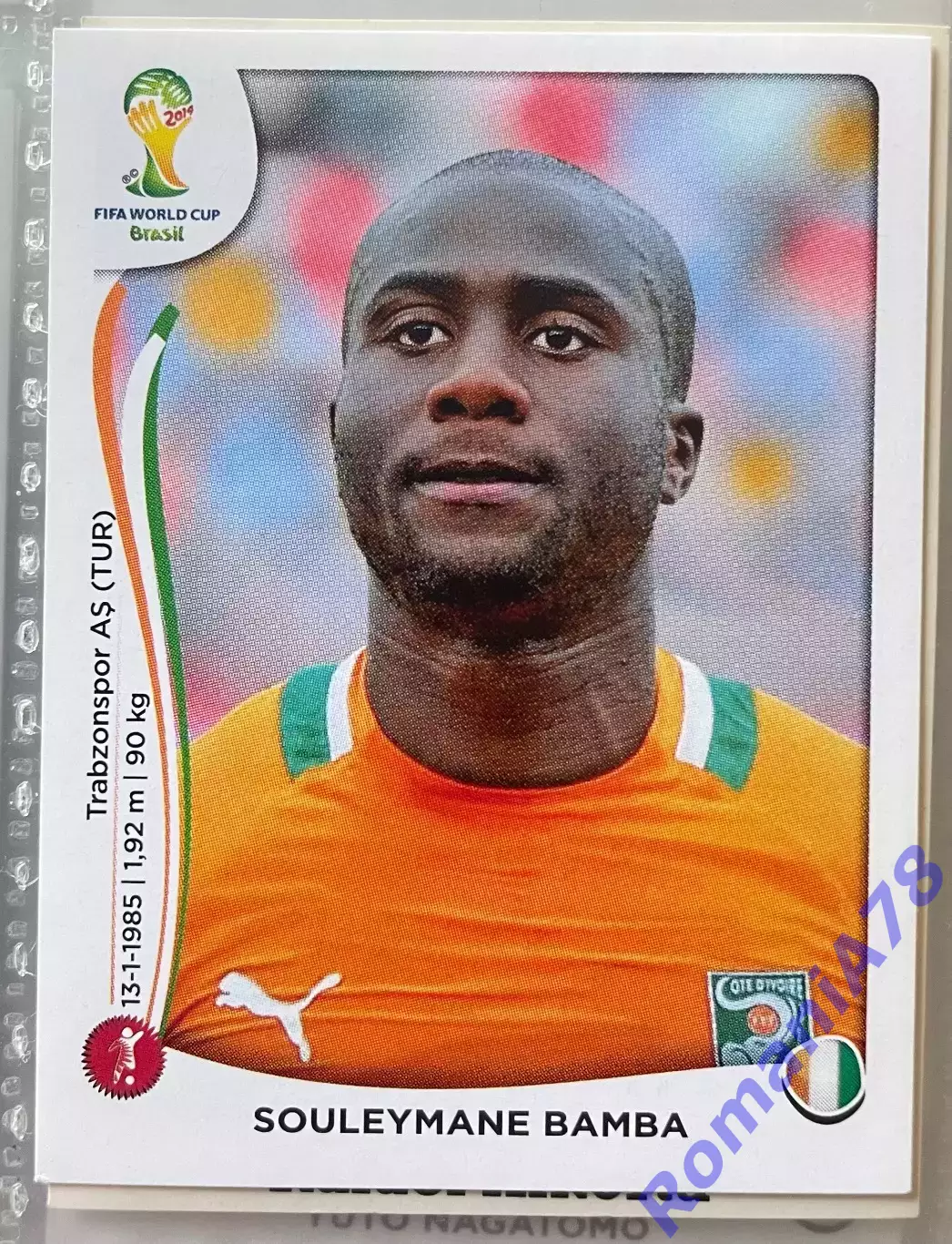 Наклейка 227 Panini FIFA World Cup Brazil 2014