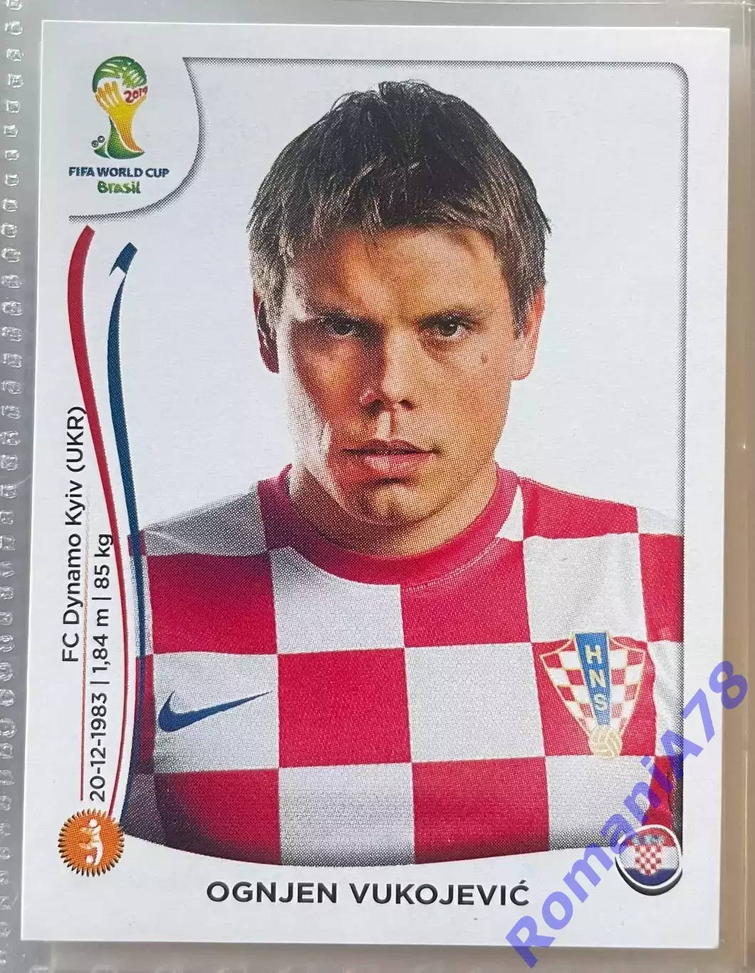 Наклейка 60 Panini FIFA World Cup Brazil 2014