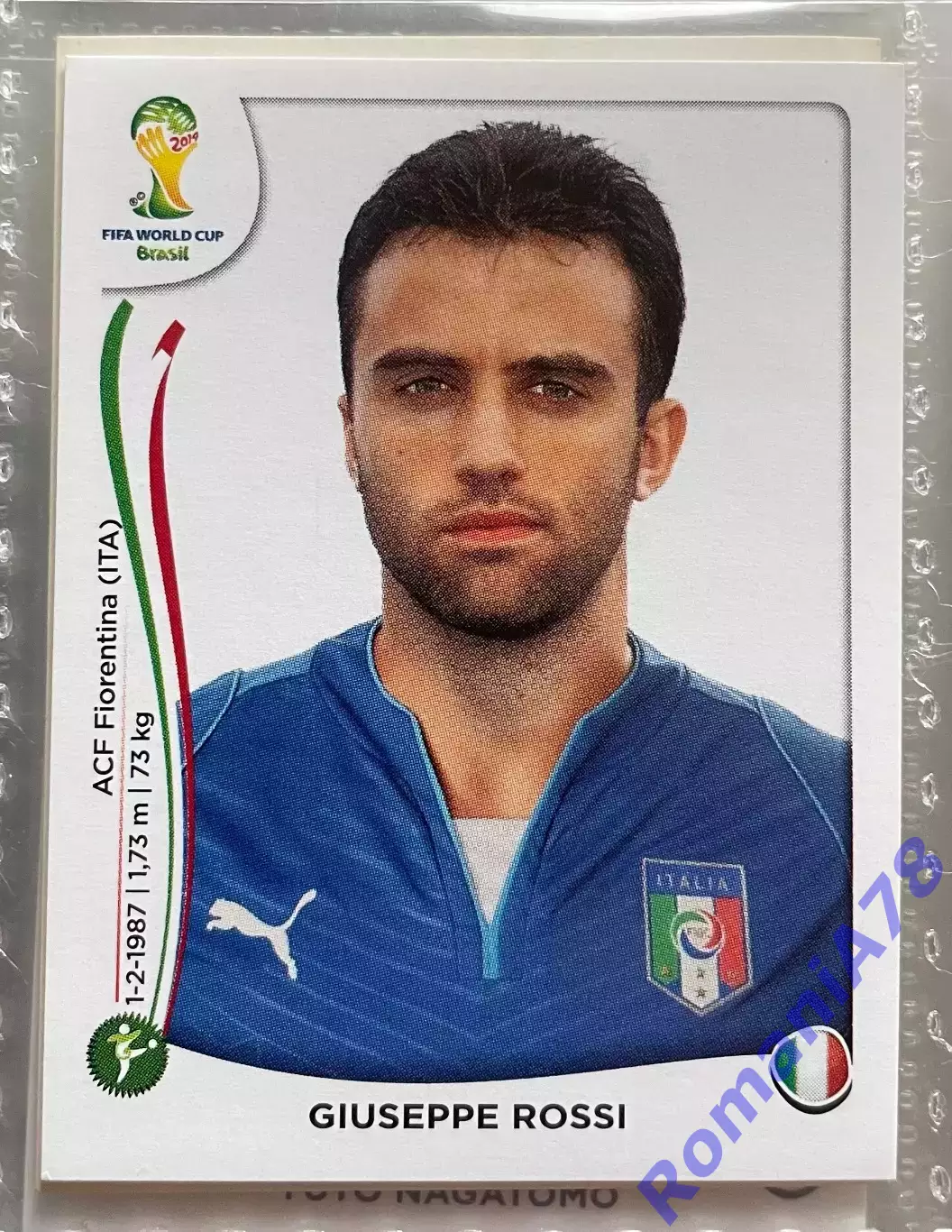 Наклейка 334 Panini FIFA World Cup Brazil 2014