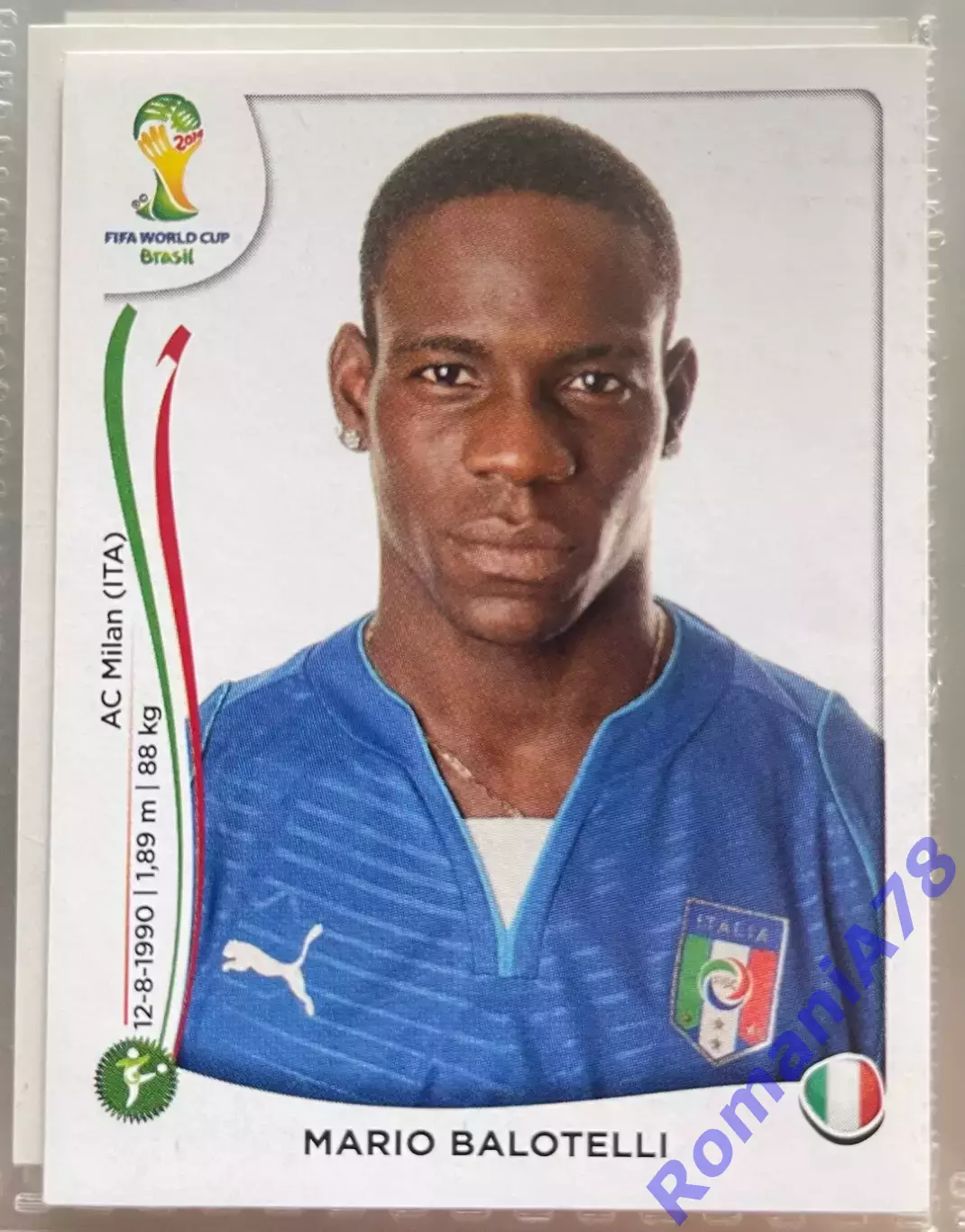 Наклейка 335 Panini FIFA World Cup Brazil 2014
