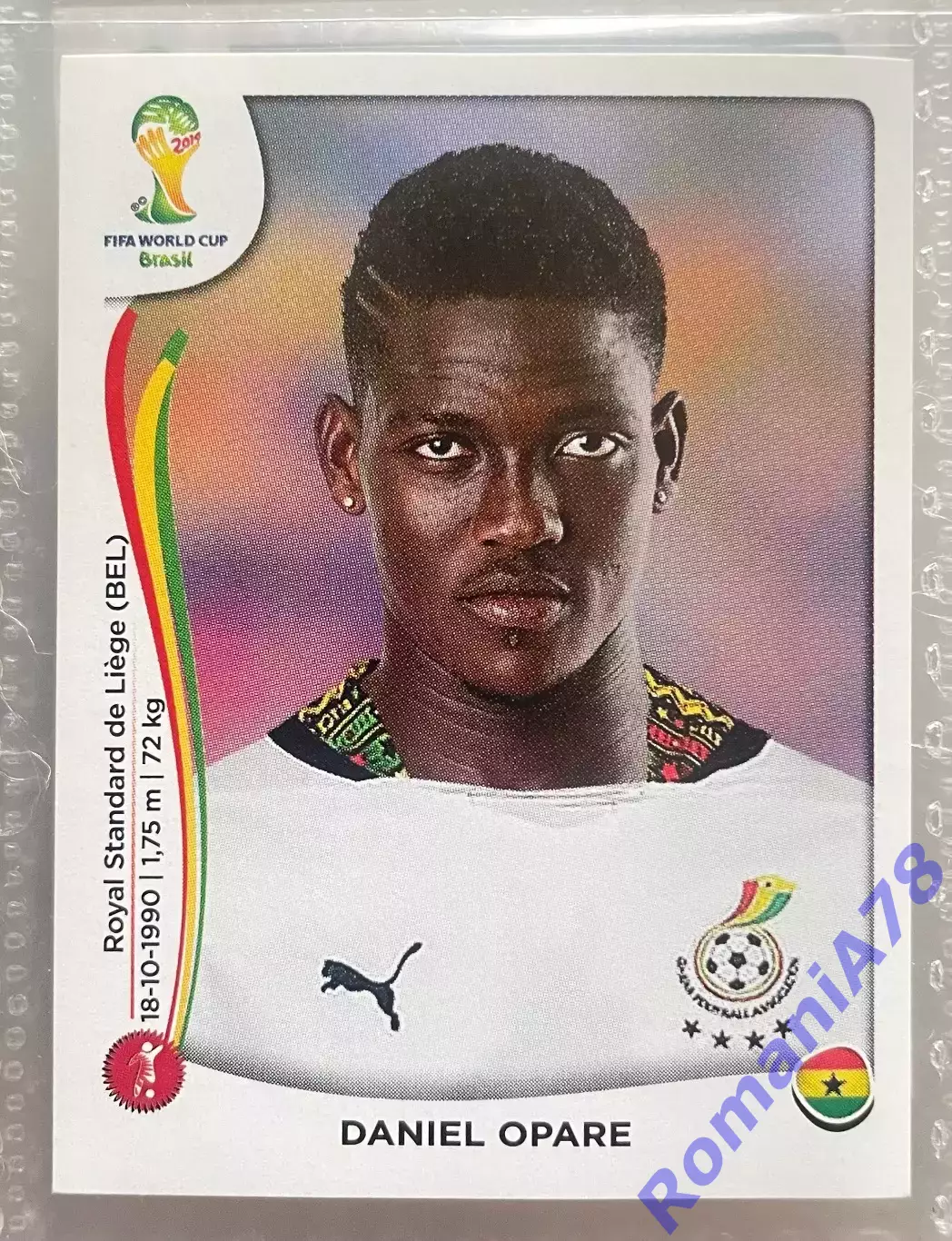 Наклейка 531 Panini FIFA World Cup Brazil 2014