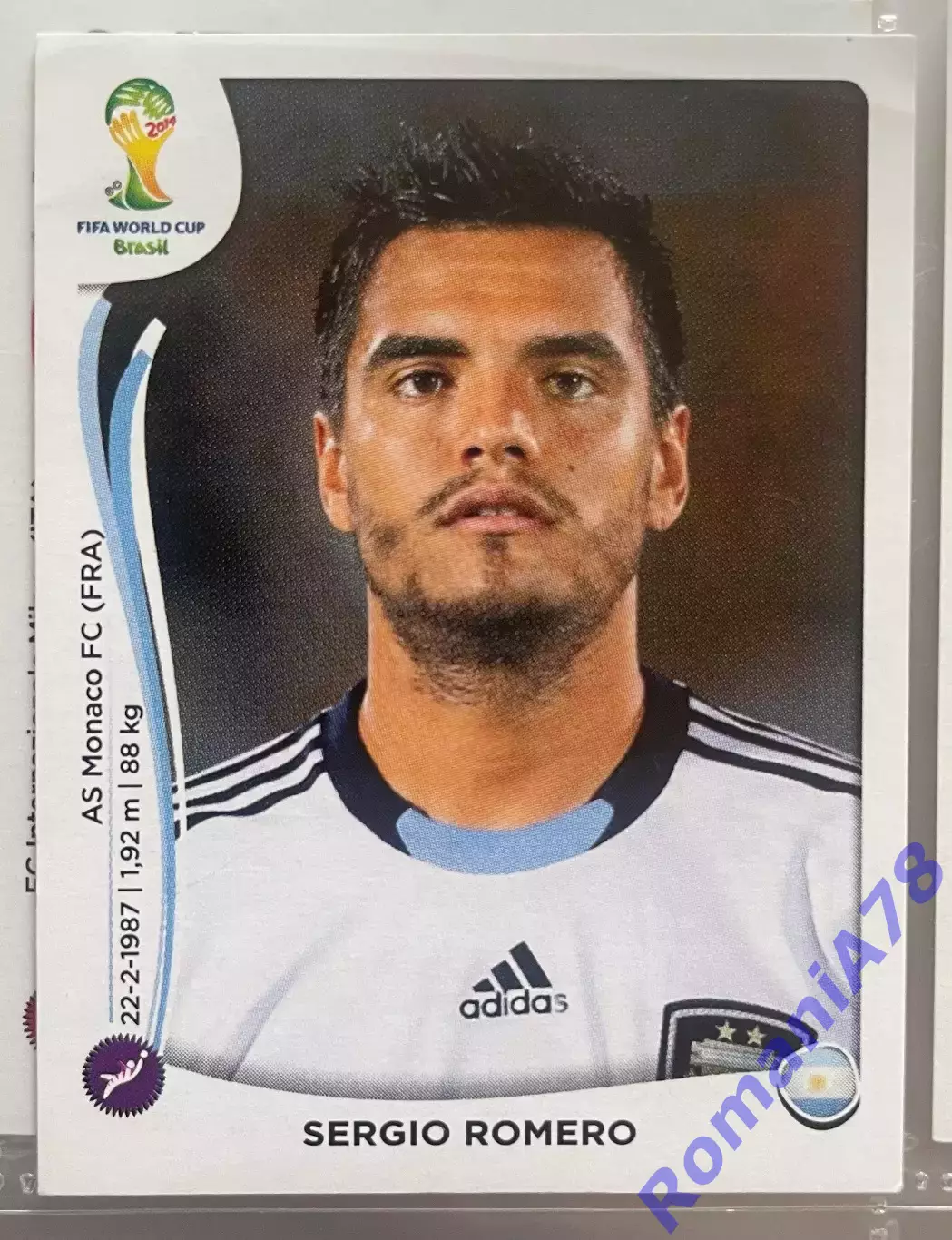 Наклейка 414 Panini FIFA World Cup Brazil 2014