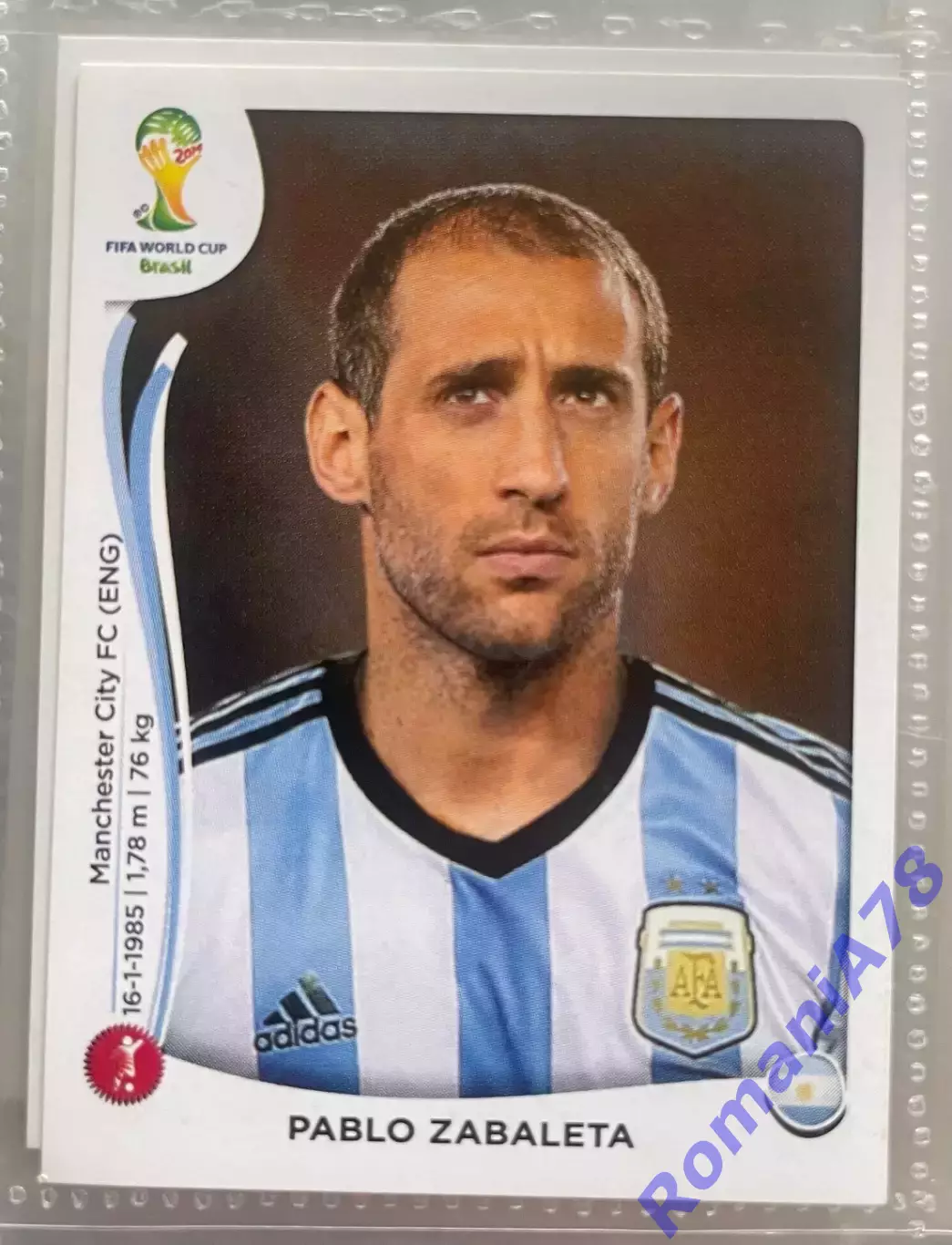 Наклейка 415 Panini FIFA World Cup Brazil 2014