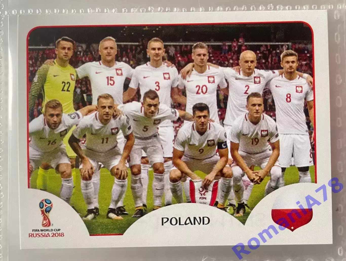 Наклейка 12 Panini FIFA World Cup Russia 2018. 670 stickers version