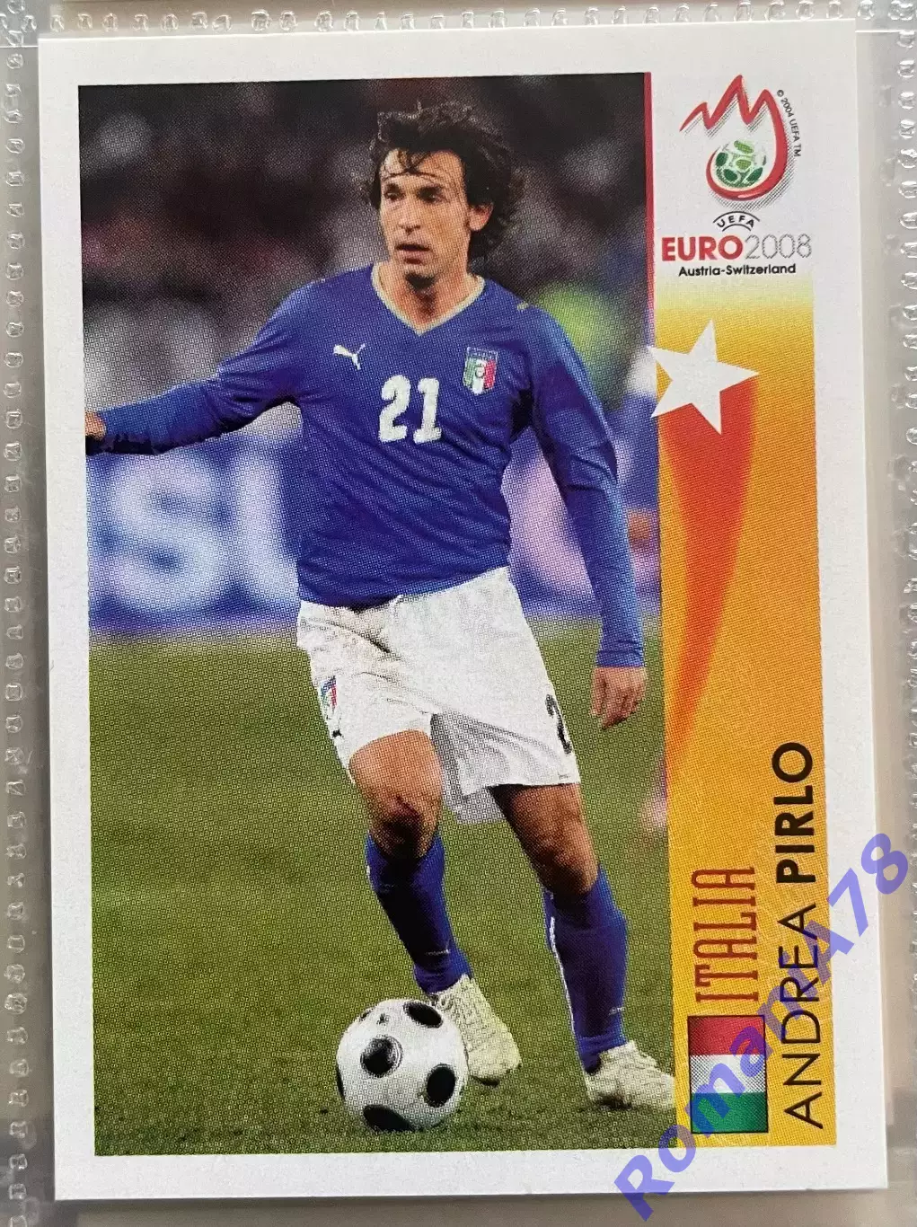 Panini UEFA Euro Austria-Switzerland 2008 Наклейка 501