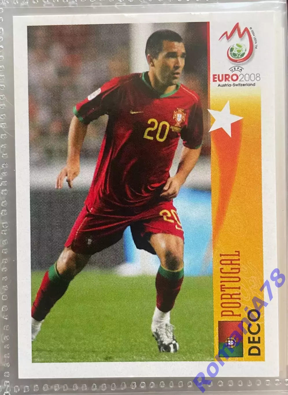 Panini UEFA Euro Austria-Switzerland 2008 Наклейка 492