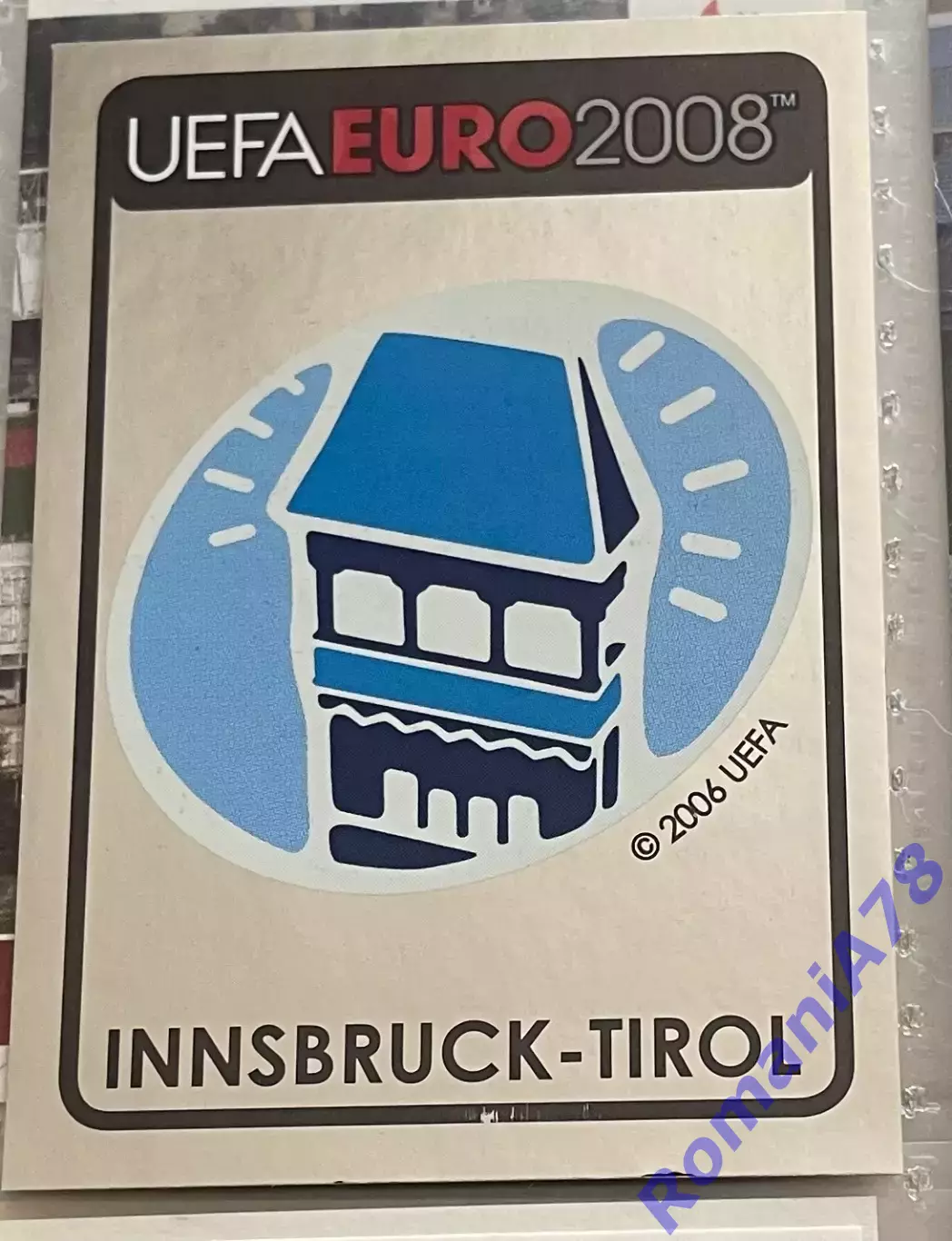 Panini UEFA Euro Austria-Switzerland 2008 Наклейка 7