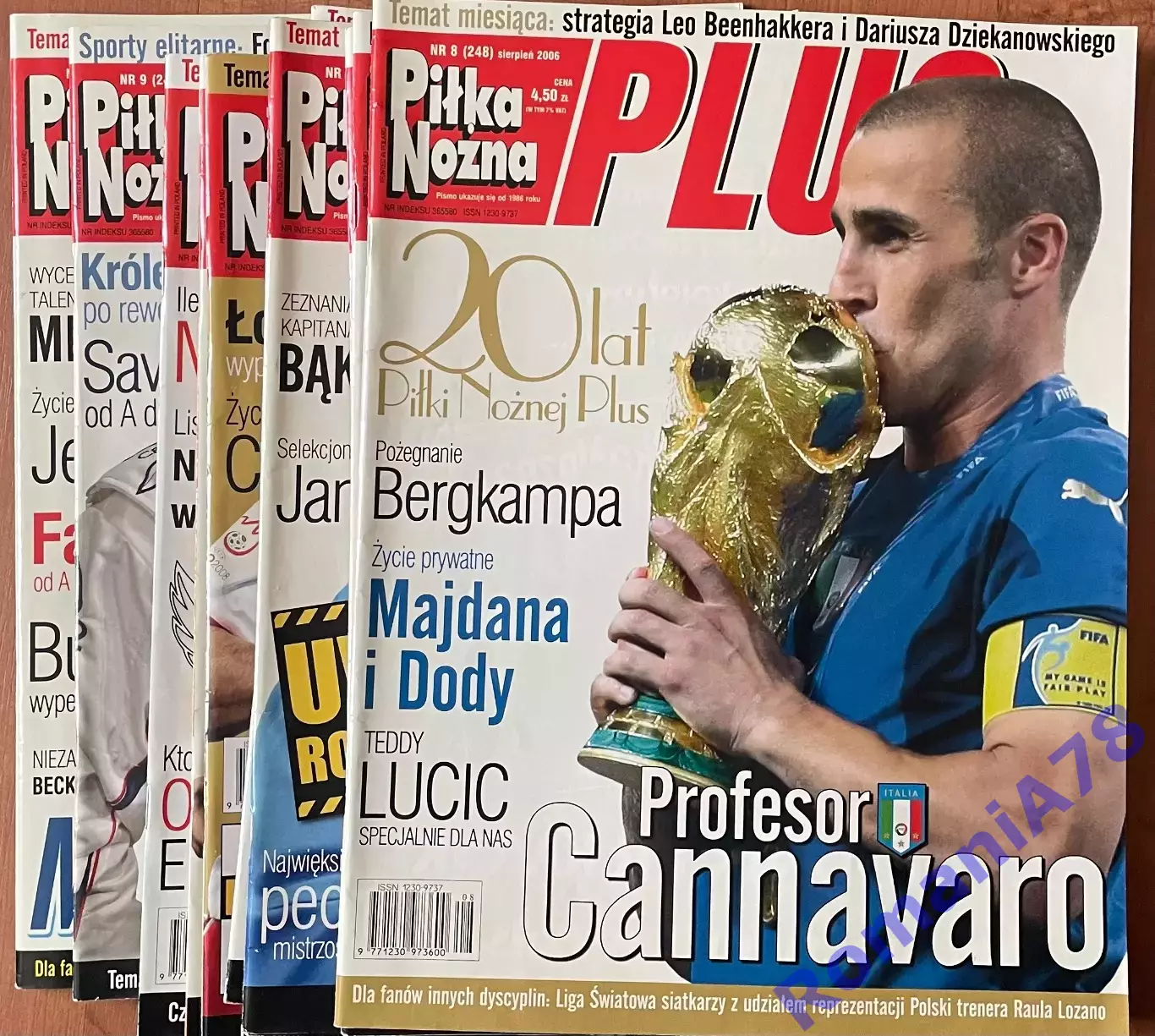 Журнал. Футбол Pilka Nozna Plus,2006.1-12.Комплект.