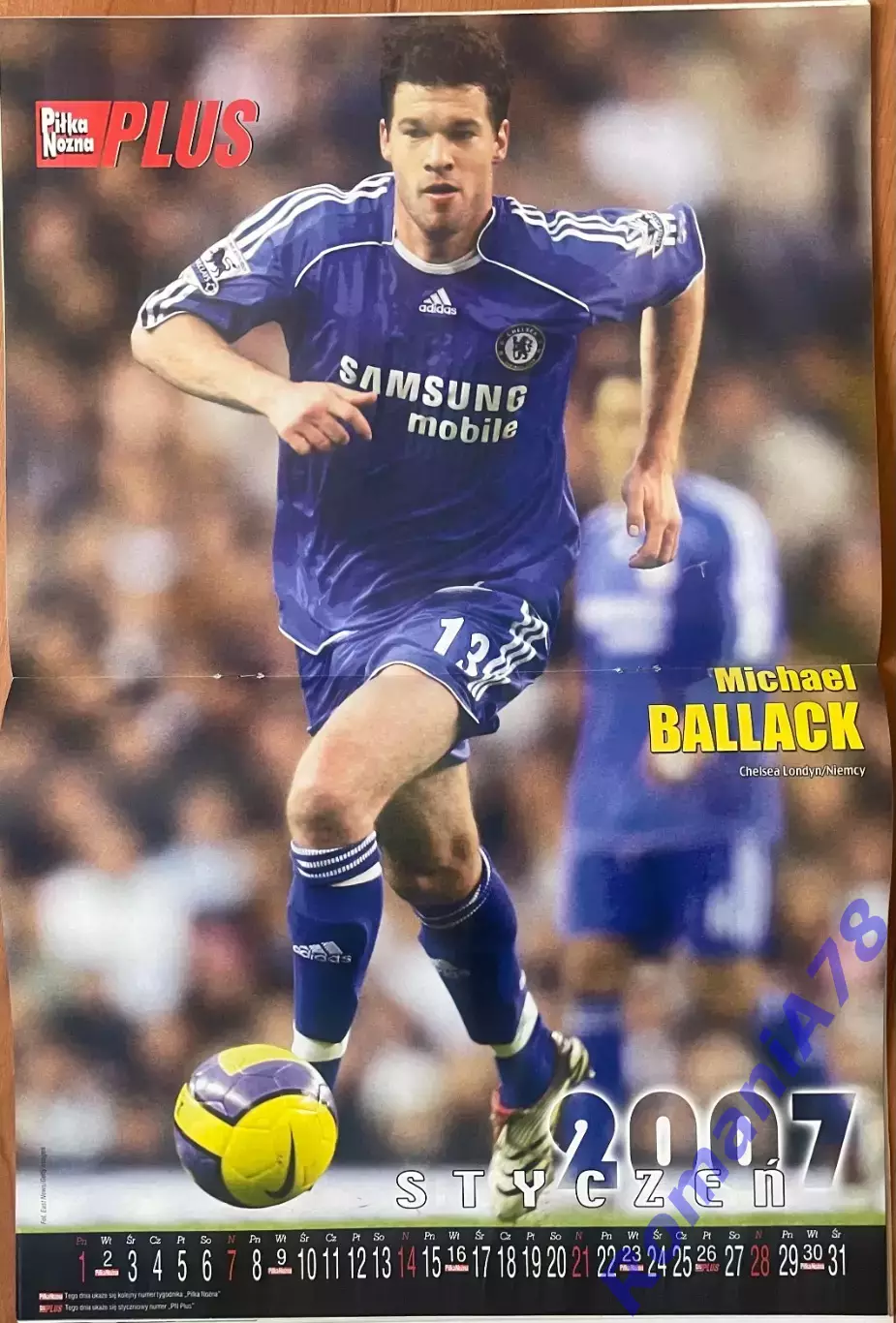 Журнал. Футбол Pilka Nozna Plus,2007.1-12.Комплект. 7