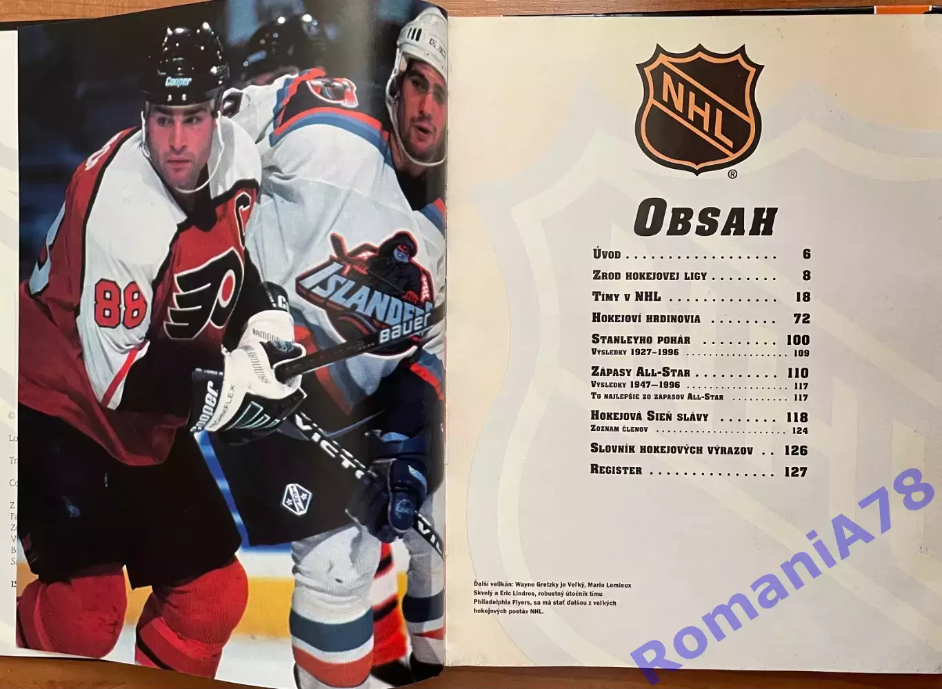 Хокей.Книга-фотоальбом.НХЛ. NHL.Історія. 1