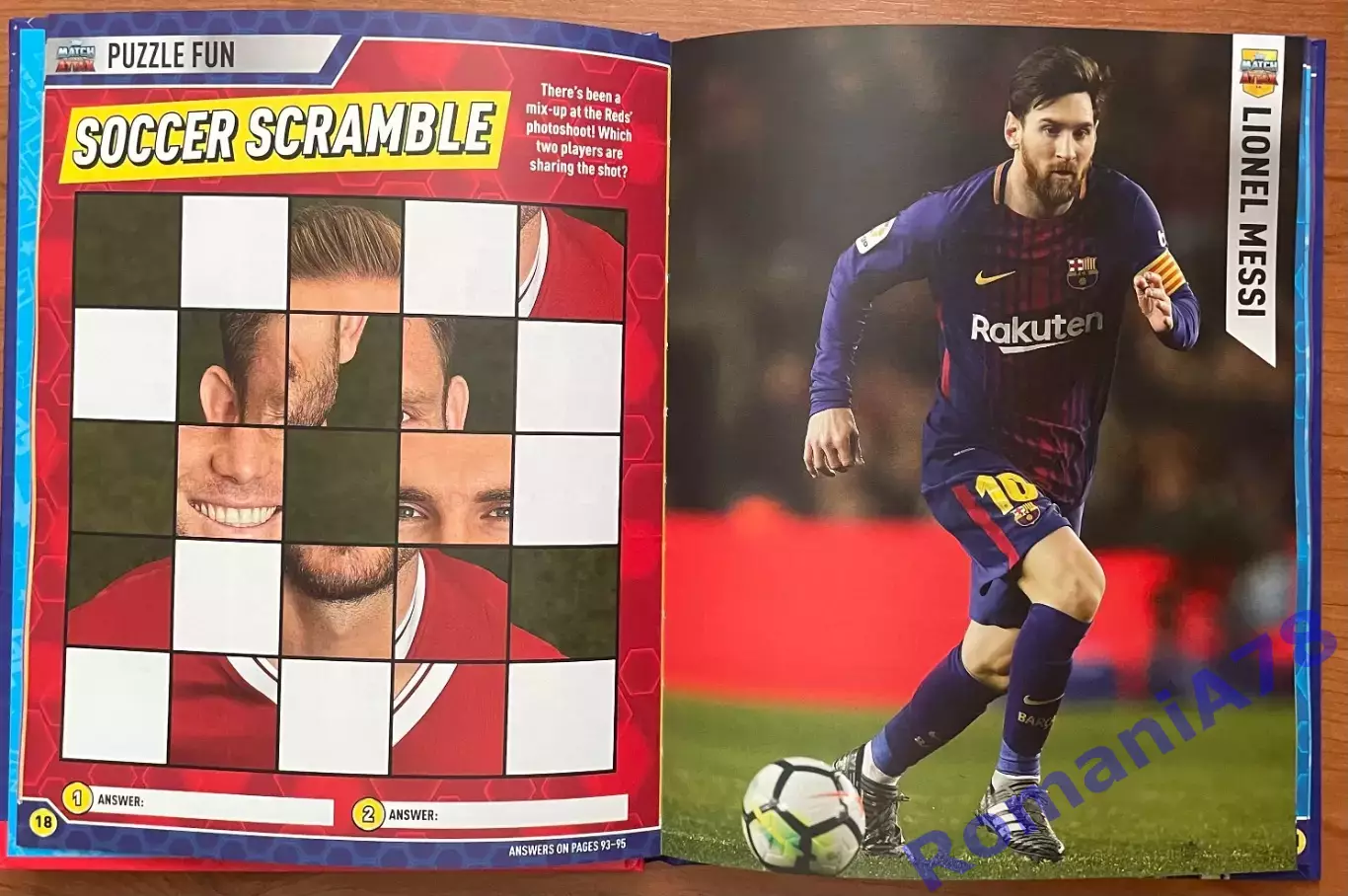 Футбол.Topps.Книга-Факти та головоломки.Match Attax. 1