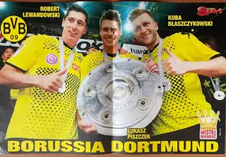 Футбол. Постер двосторонній Боруссія /Ресовія з журналу Bravo Sport.