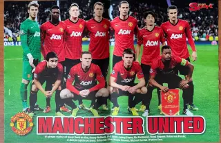 Футбол. Постер двосторонній Манчестер/Нойер з журналу Bravo Sport.