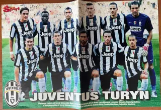 Футбол. Постер двосторонній Манчестер/Ювентус з журналу Bravo Sport.