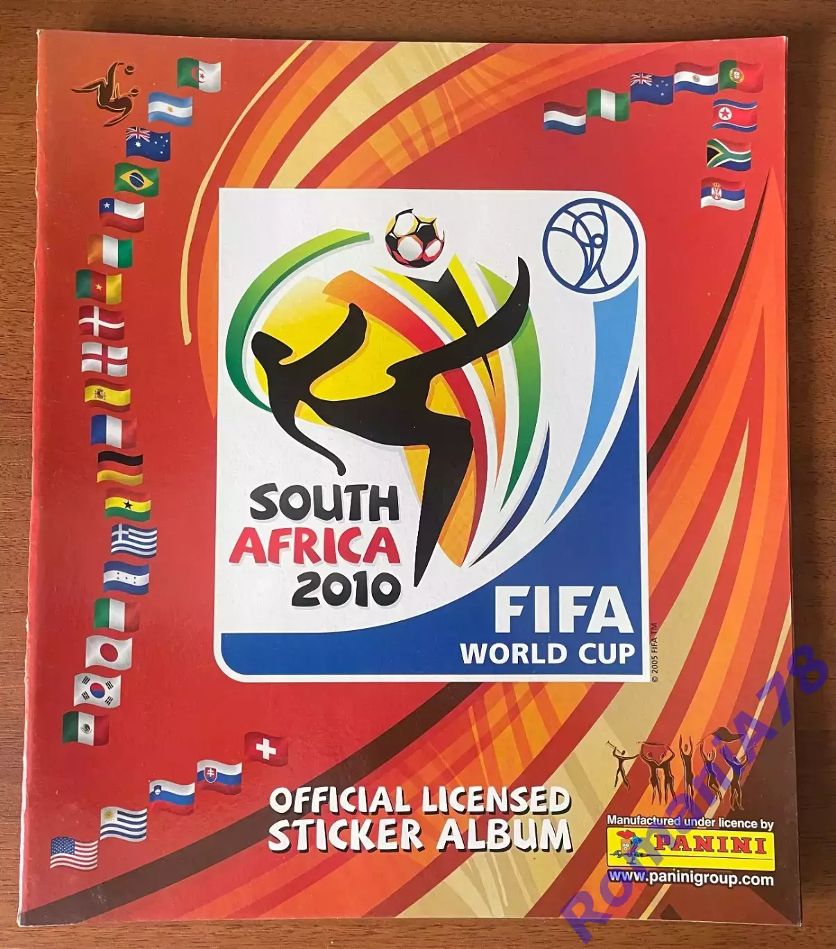 Футбол.Порожній альбом.Чемпіонат Світу 2010.Panini.+250 стікерів