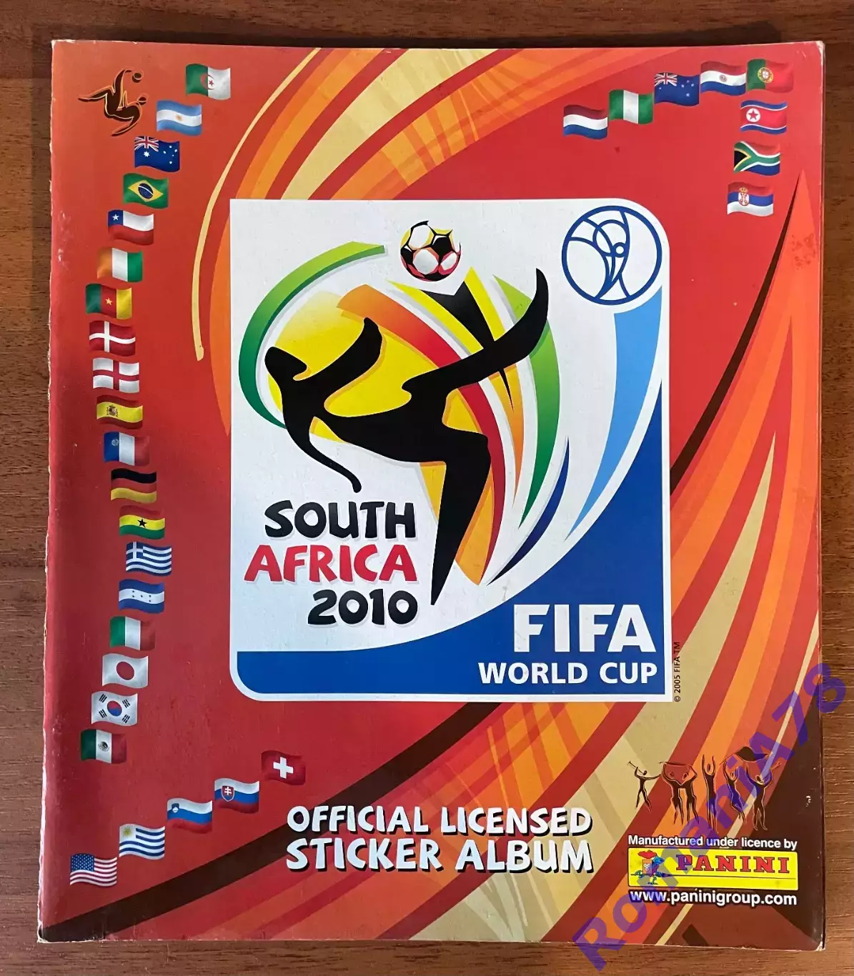 Футбол.Альбом.Чемпіонат Світу 2010.Panini.Порожній альбом.